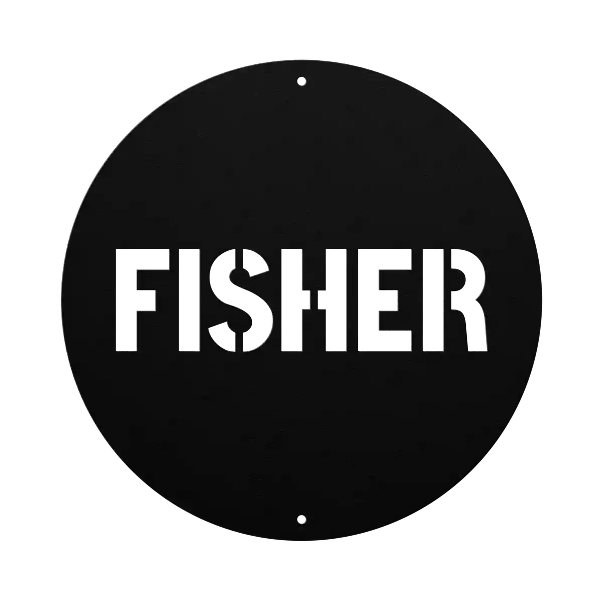 Fisher Family Name Sign