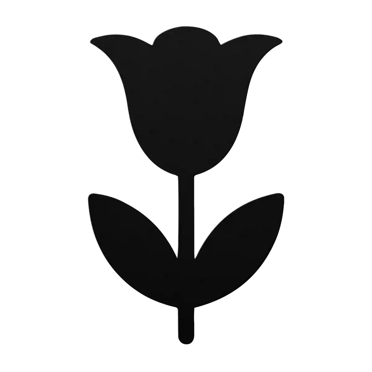 Flower Bell Tulip Metal Sign