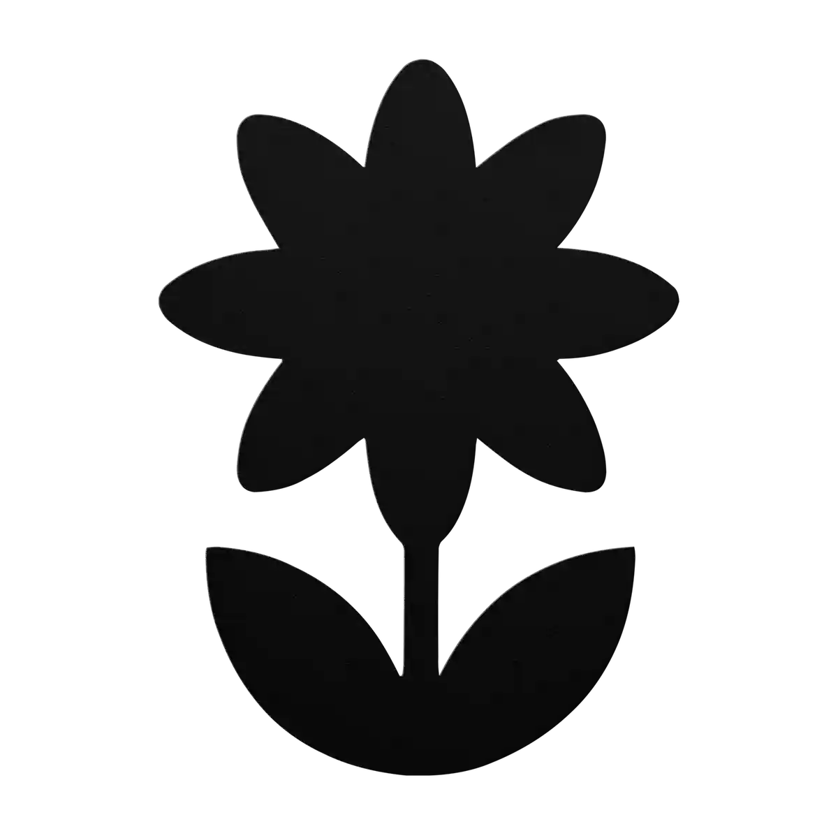 Flower Eight Point Bloom Metal Sign