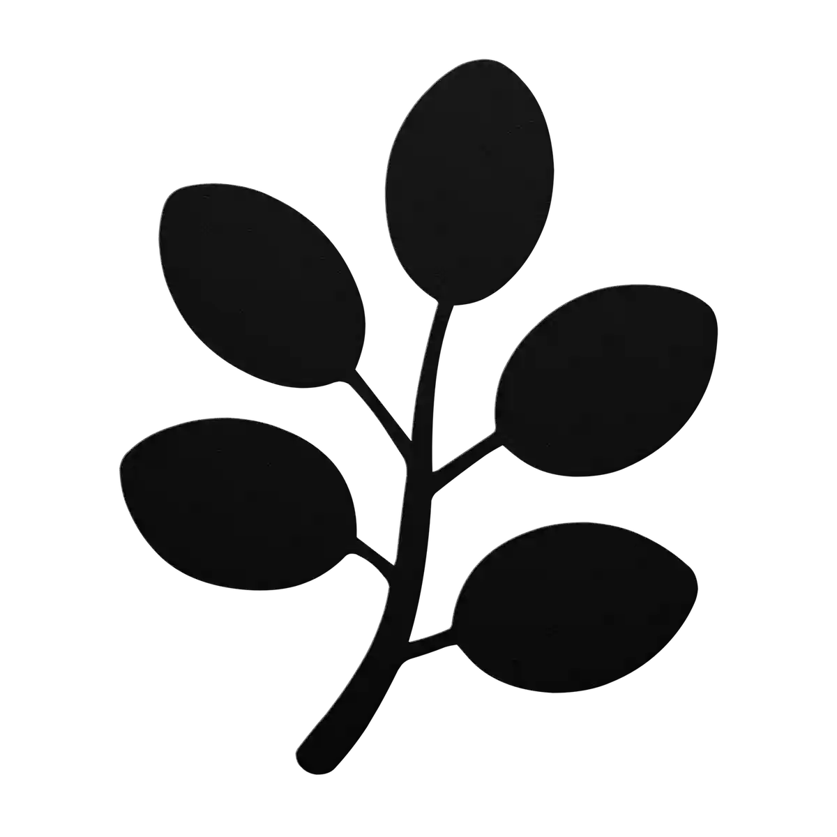 Flower Eucalyptus Metal Sign