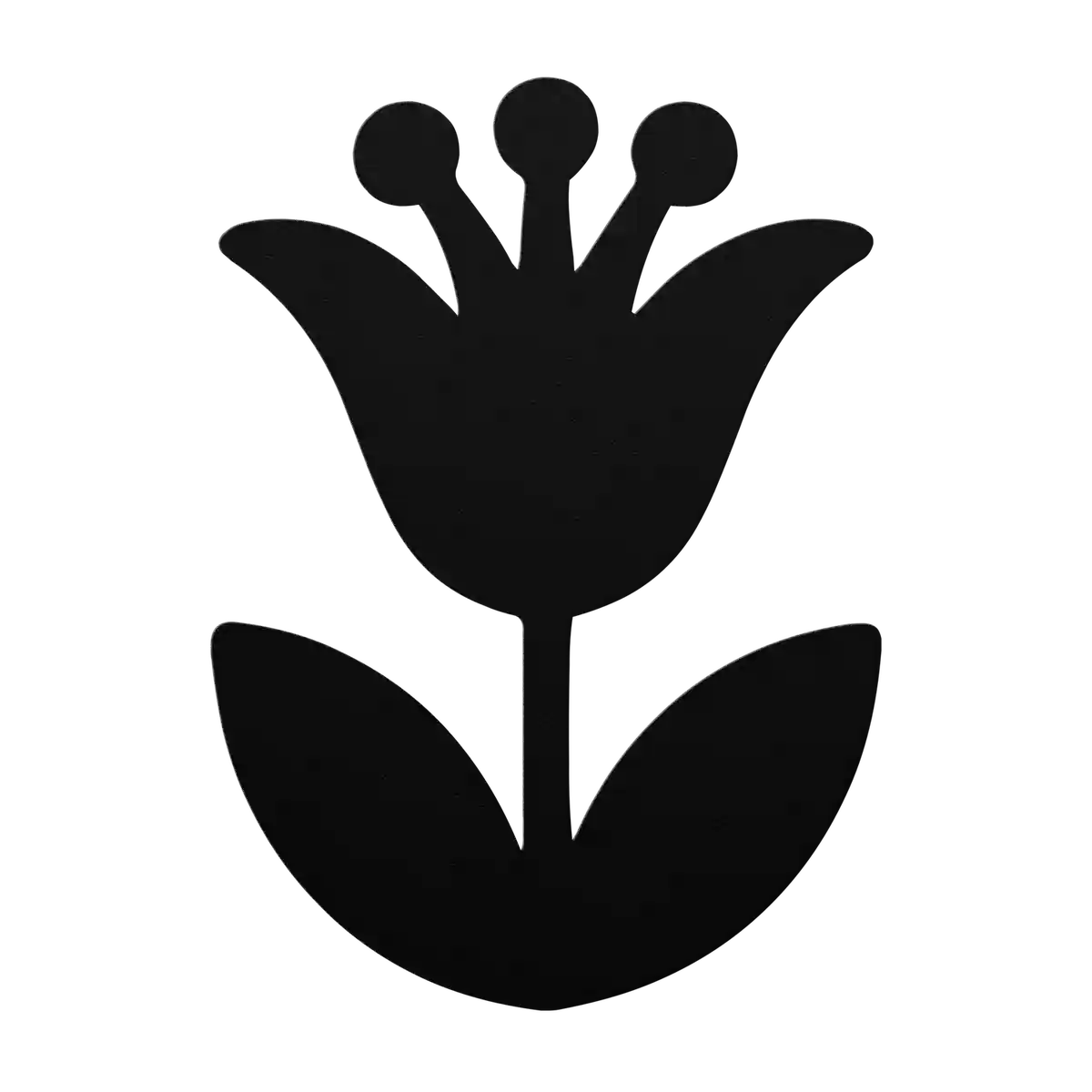 Flower Flared Stamen Tulip Metal Sign