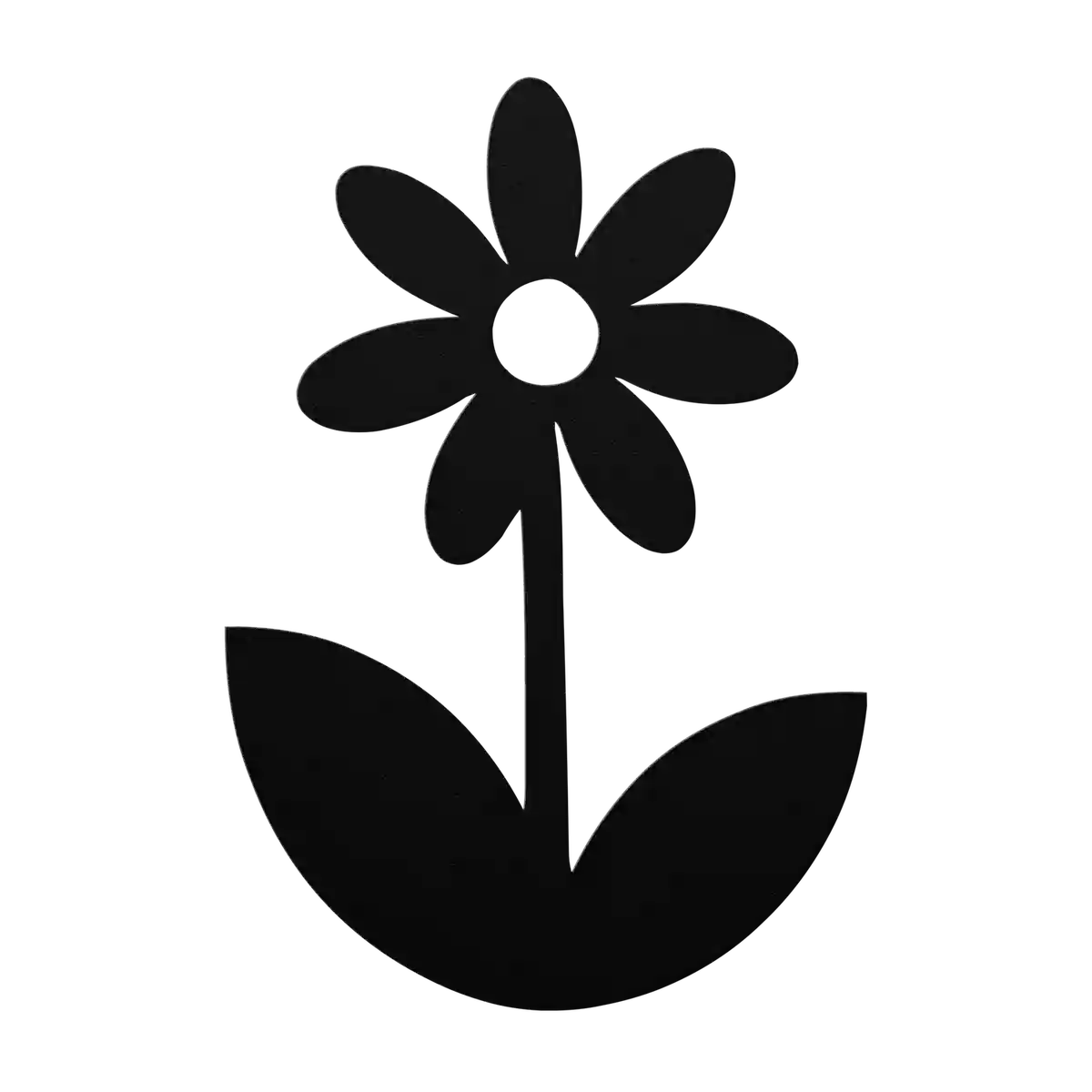 Flower Long Petal Daisy Metal Sign