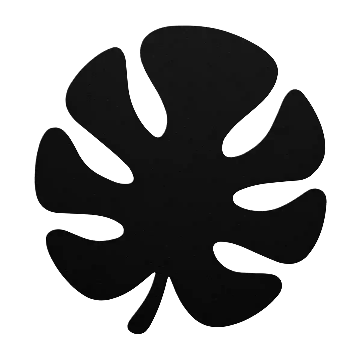 Flower Monstera Metal Sign