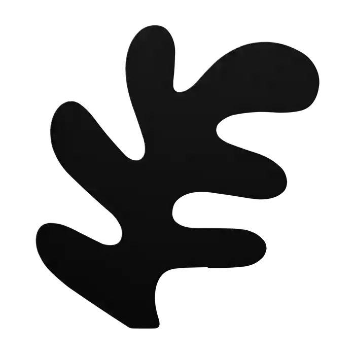 Flower Oak Cutout Metal Sign