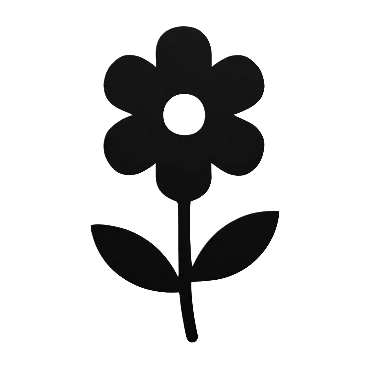 Flower Round Petal Daisy Metal Sign