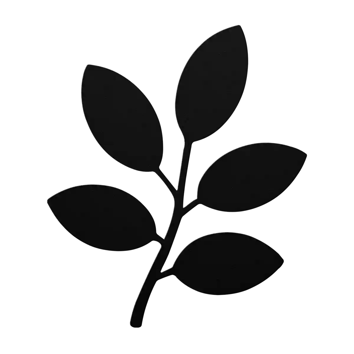 Flower Rounded Alternate Metal Sign