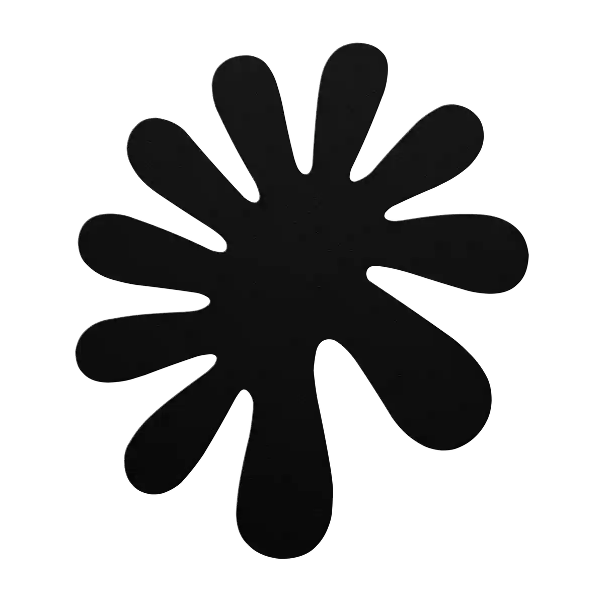 Flower Rounded Burst Metal Sign
