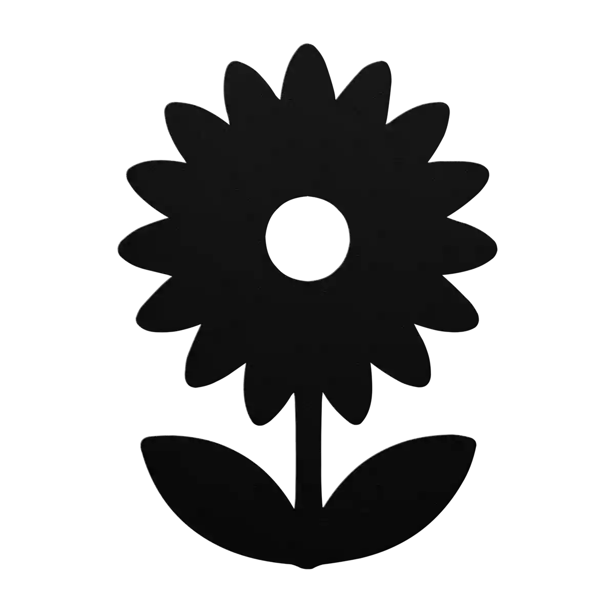 Flower Sunburst Daisy Metal Sign
