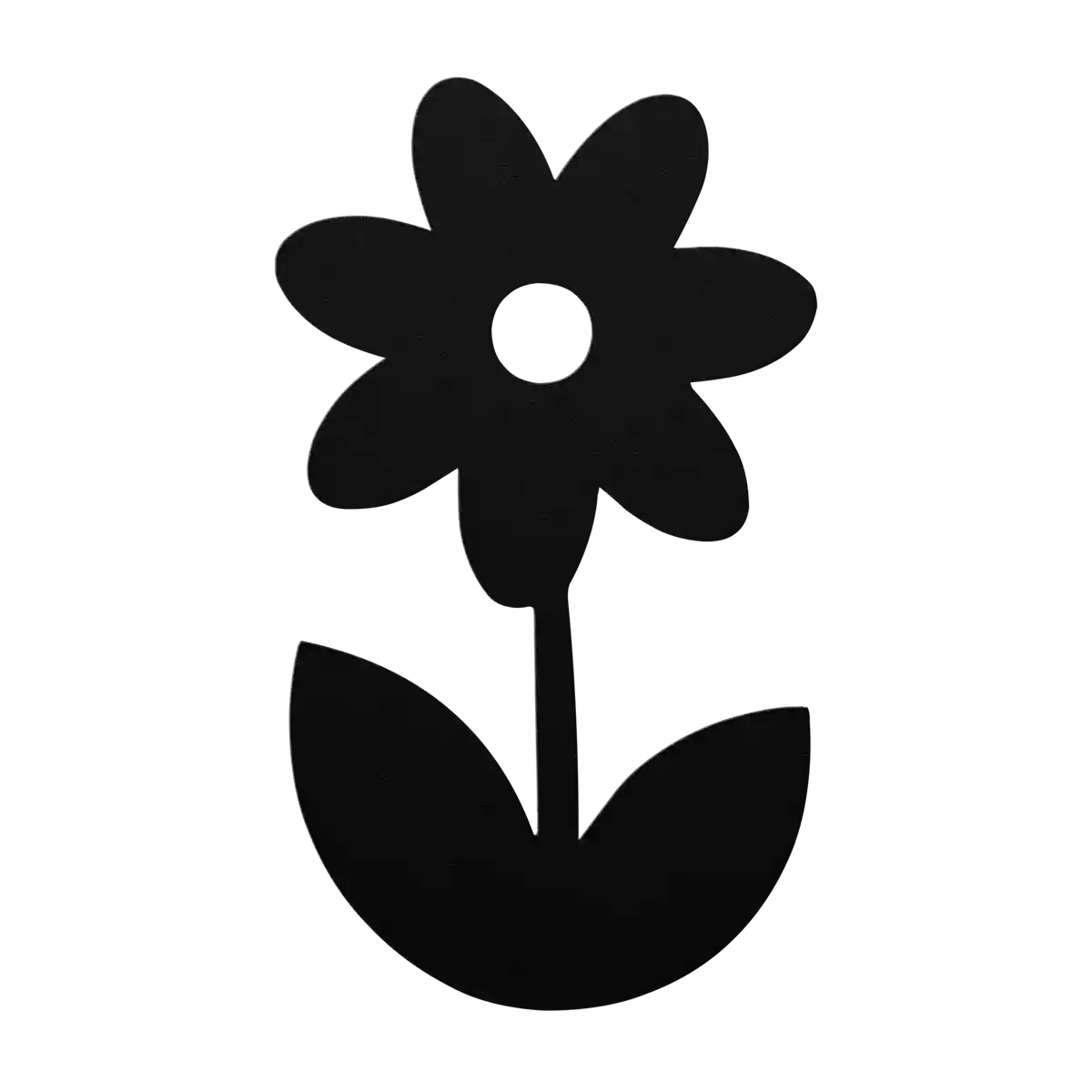 Flower Teardrop Petals Metal Sign