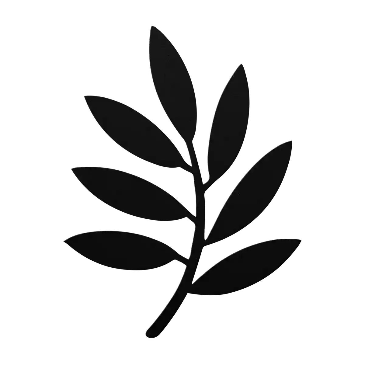 Flower Willow Sprig Metal Sign