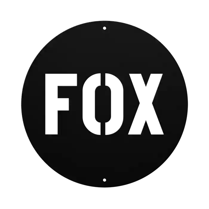 Fox Family Name Sign