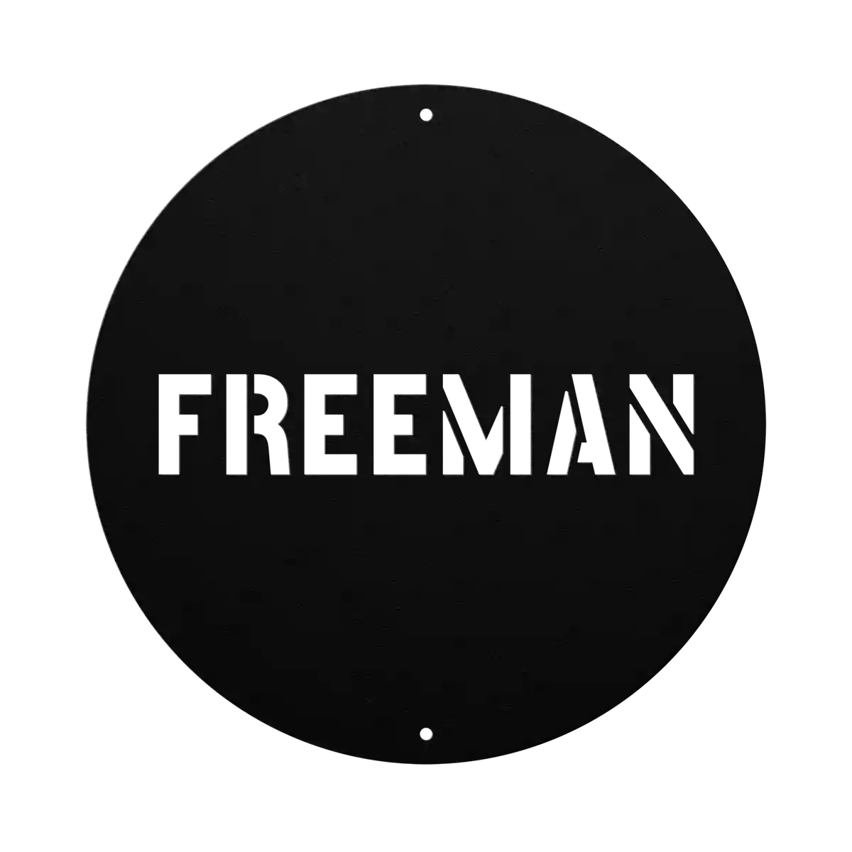 Freeman Family Name Sign