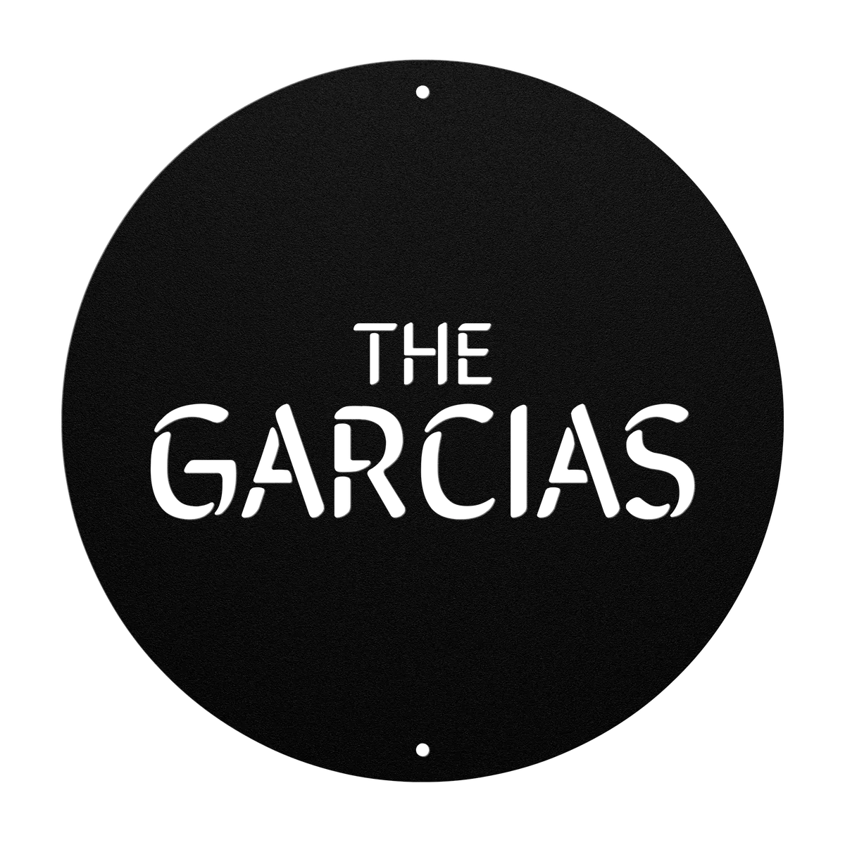 Garcia Family Name Sign
