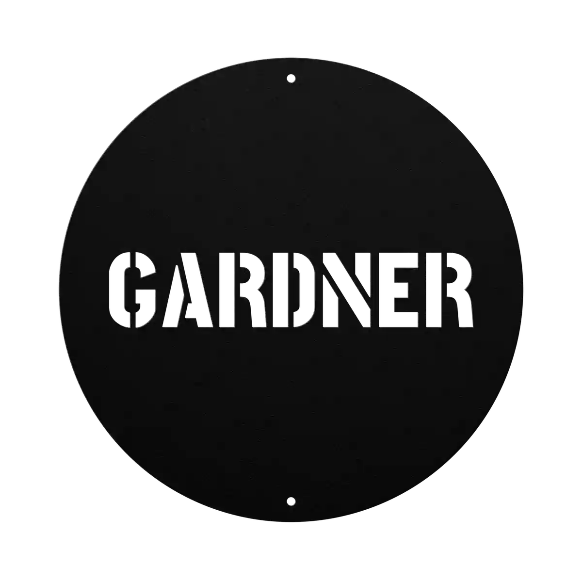 Gardner Family Name Sign