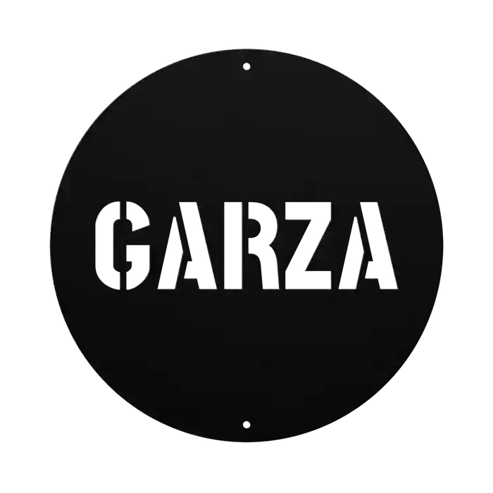 Garza Family Name Sign