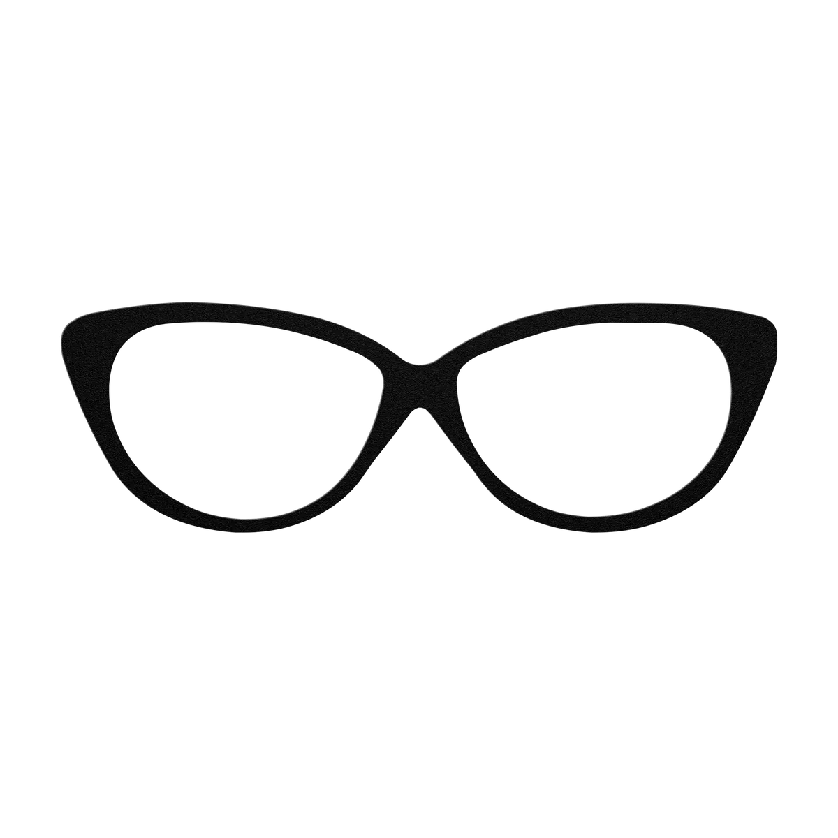 Glasses Cat Eye Metal Sign