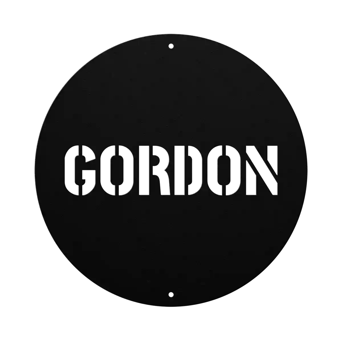 Gordon Family Name Sign