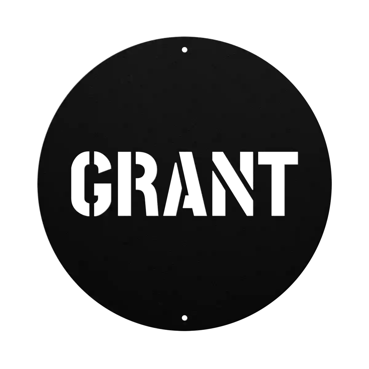 Grant Family Name Sign
