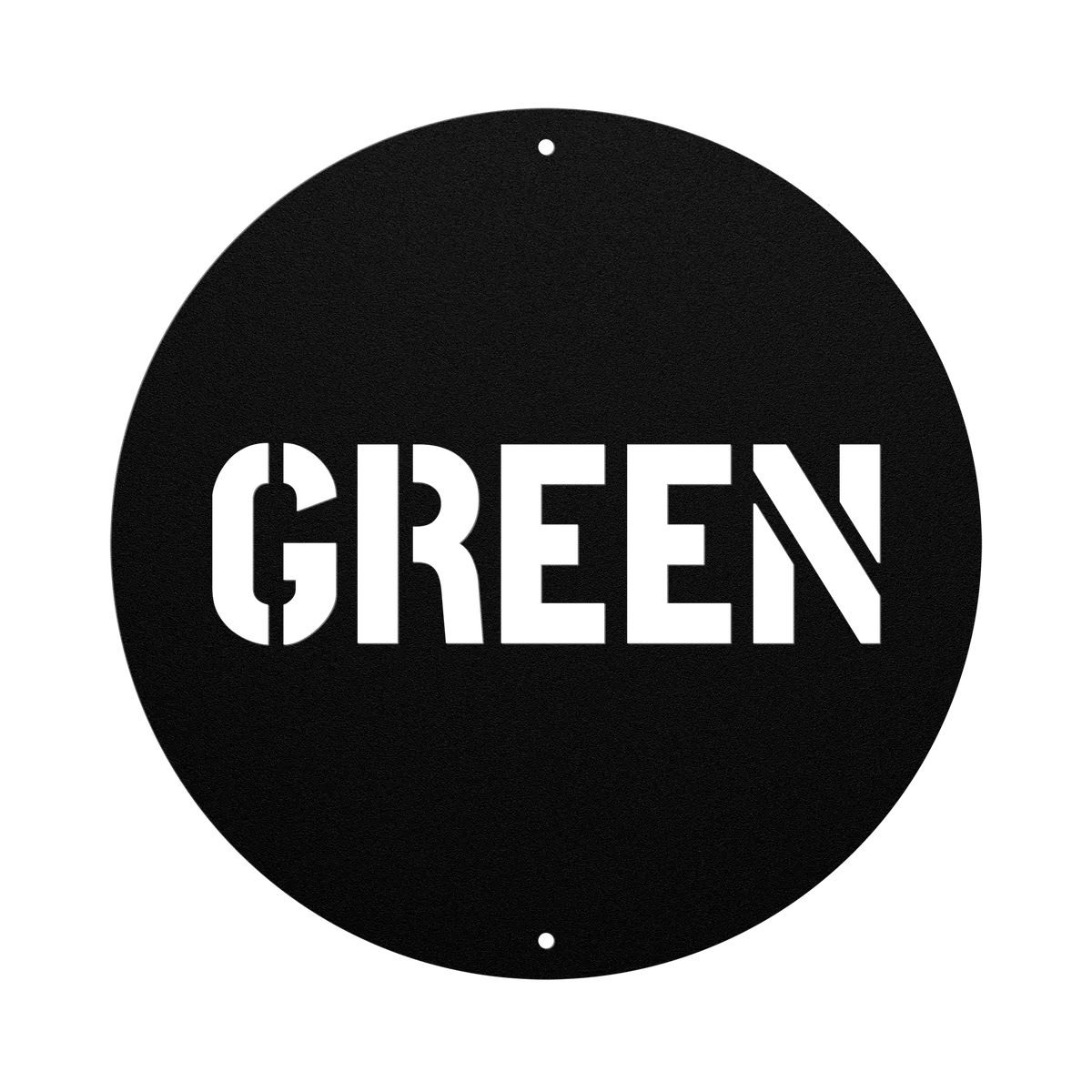 Green Family Name Sign
