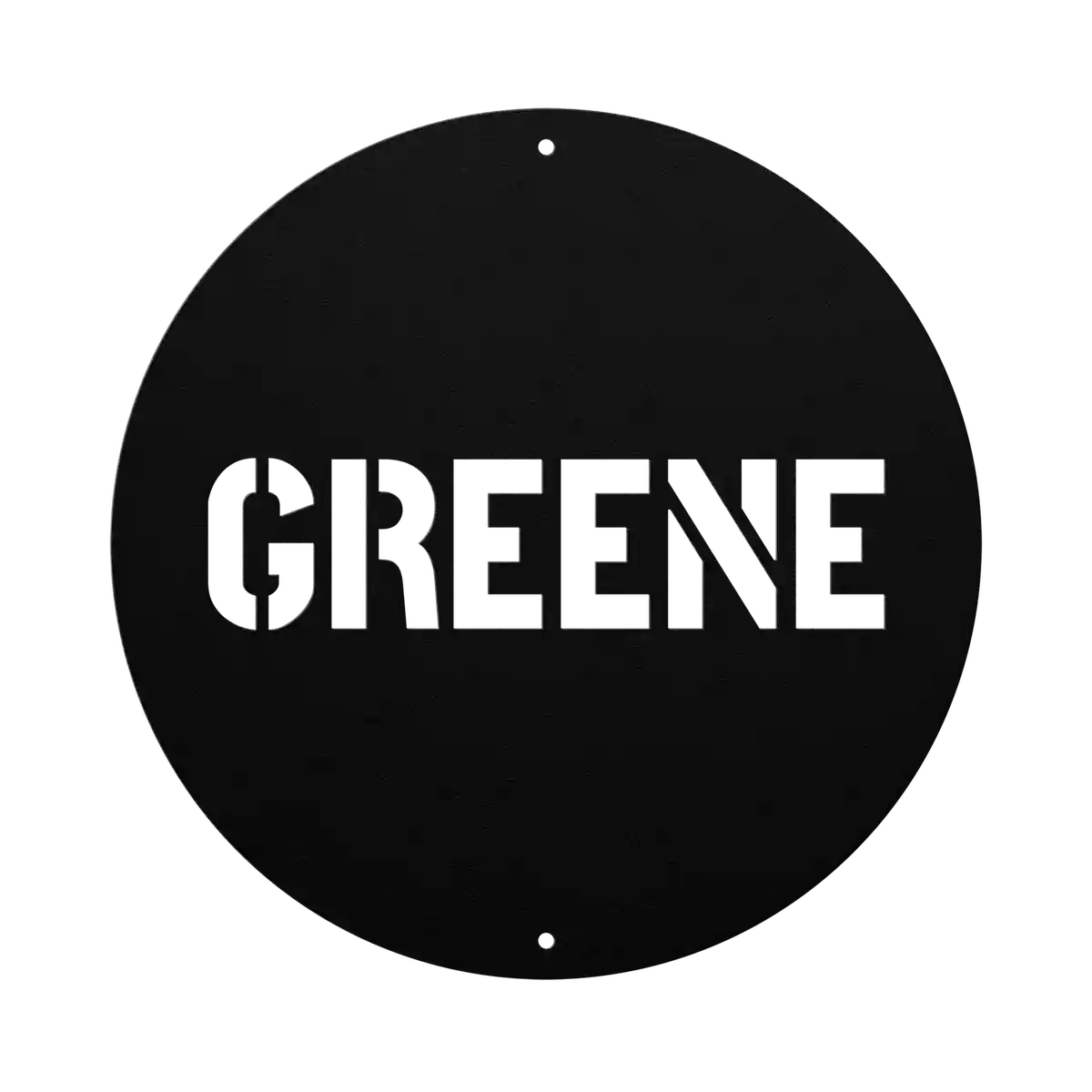 Greene Family Name Sign