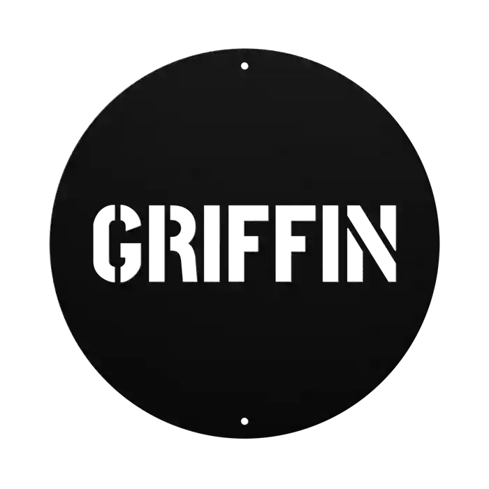 Griffin Family Name Sign