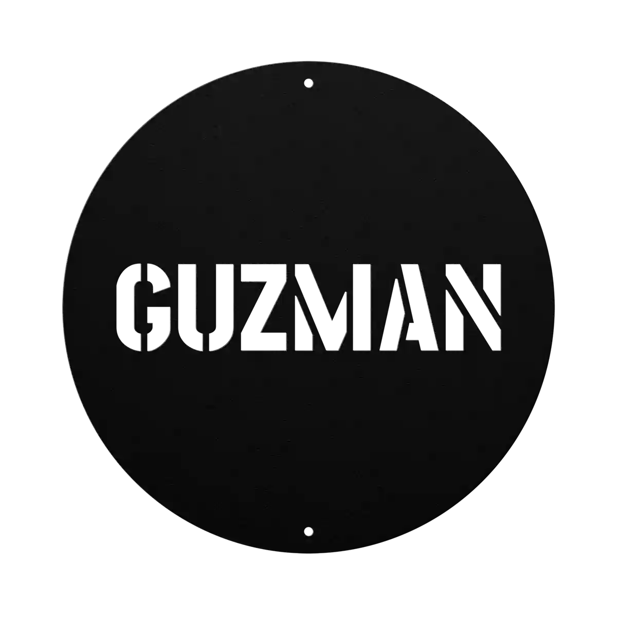 Guzman Family Name Sign