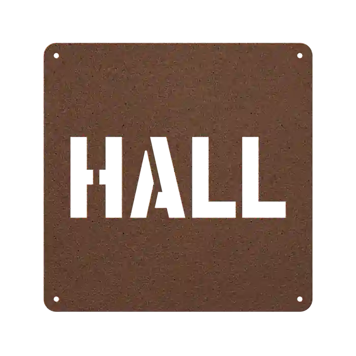 Hall Family Name Sign