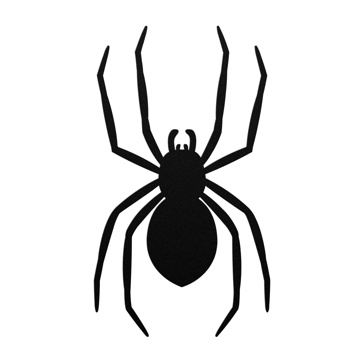 Halloween Angular Leg Spider Metal Sign