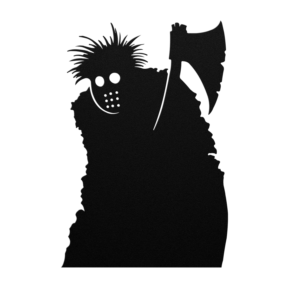 Halloween Axe Maniac Metal Sign