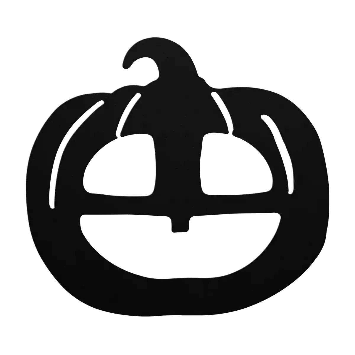 Halloween Big Mouth Pumpkin Metal Sign