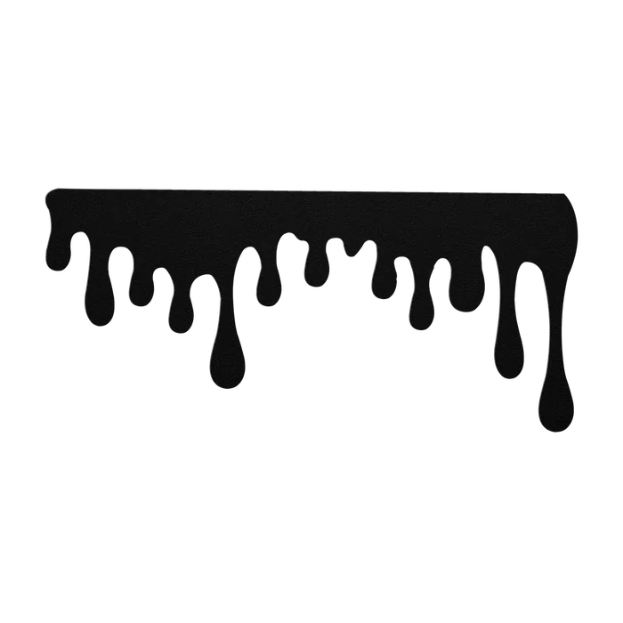 Halloween Blood Drip Border Metal Sign