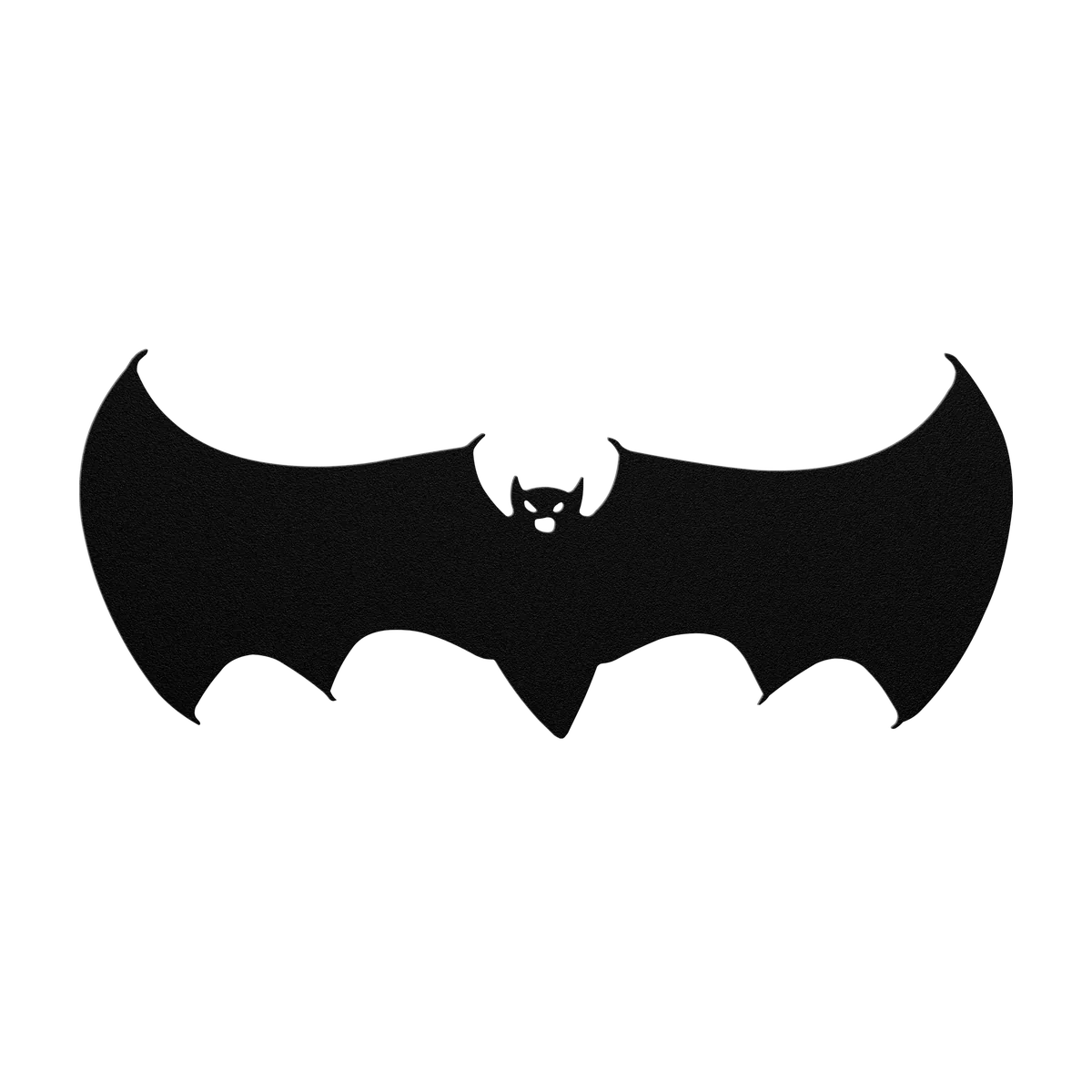 Halloween Broad Wing Bat Metal Sign