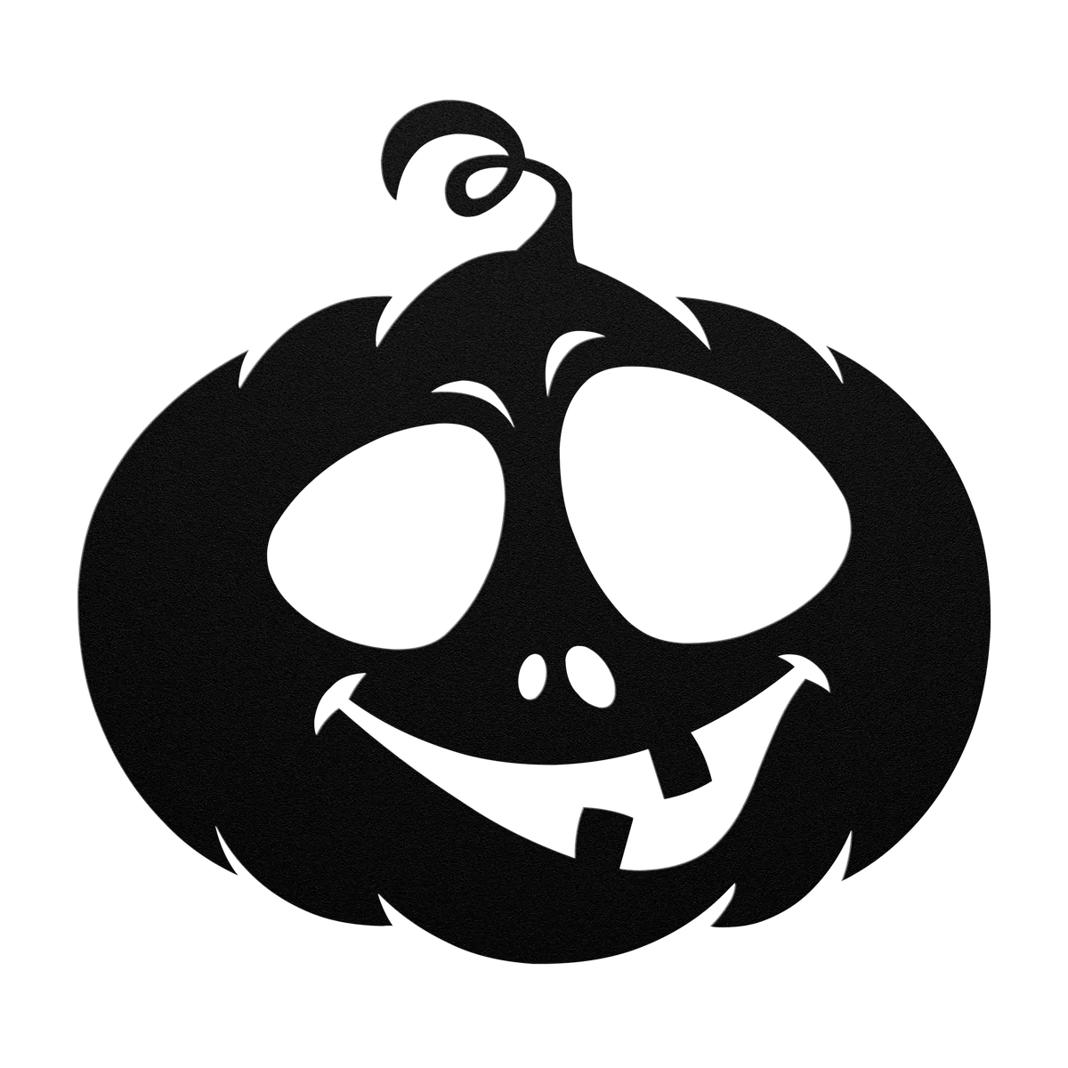 Halloween Buck Tooth Jack-o-Lantern Metal Sign