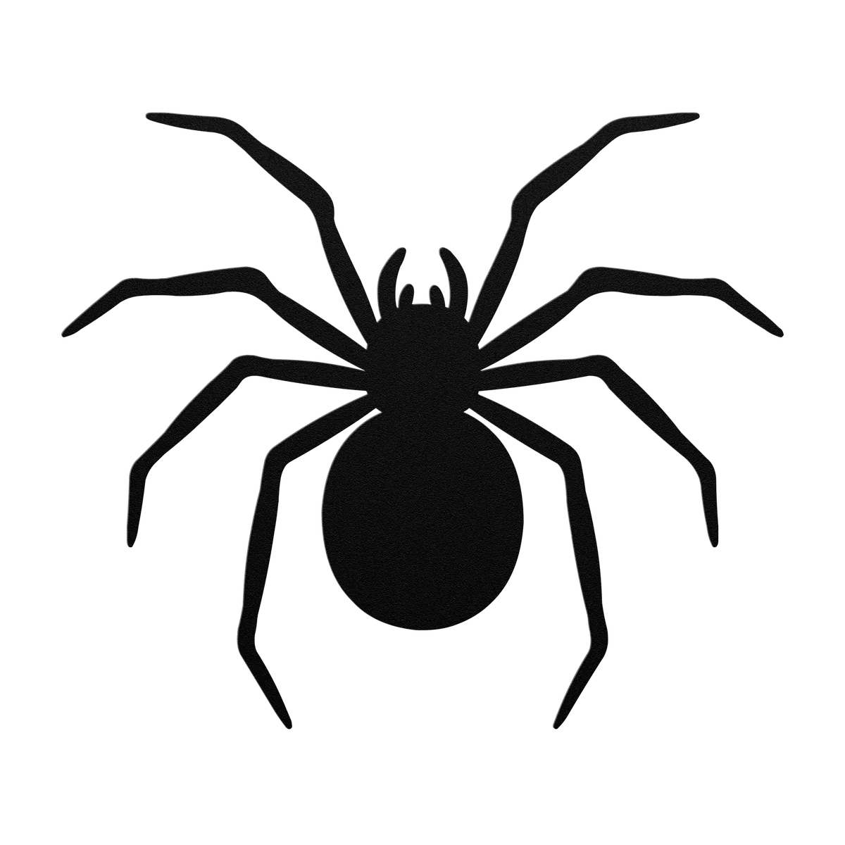 Halloween Bulbous Spider Metal Sign