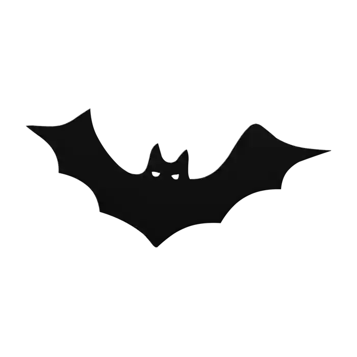 Halloween Cartoon Bat Metal Sign