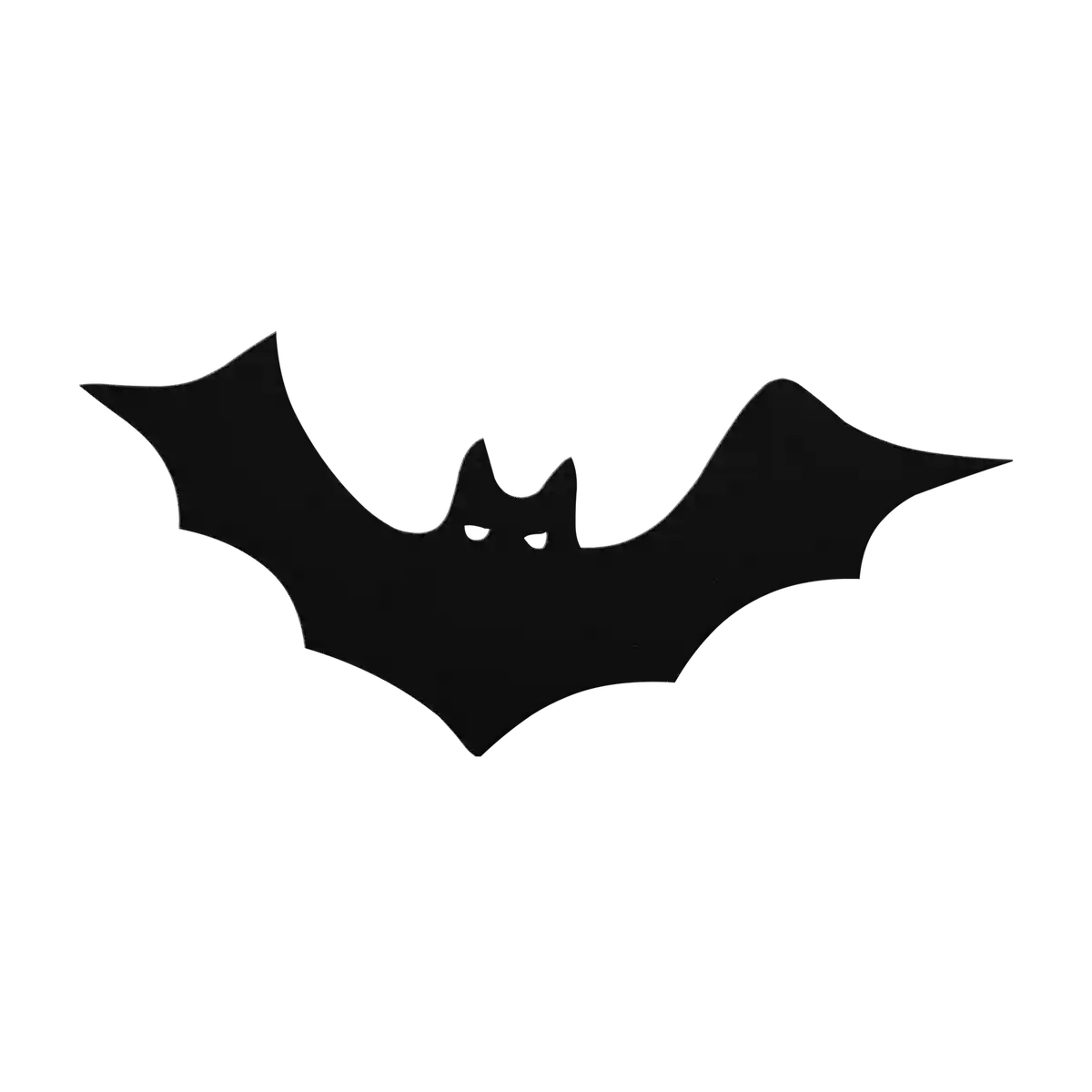 Halloween Cartoon Bat Metal Sign