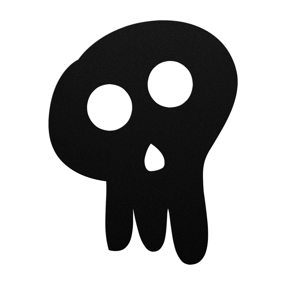 Halloween Cartoon Skull Metal Sign