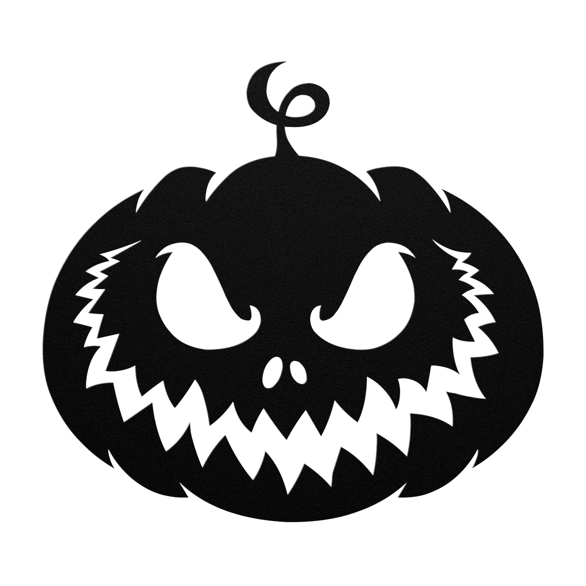 Halloween Carved Jack-o-Lantern Metal Sign