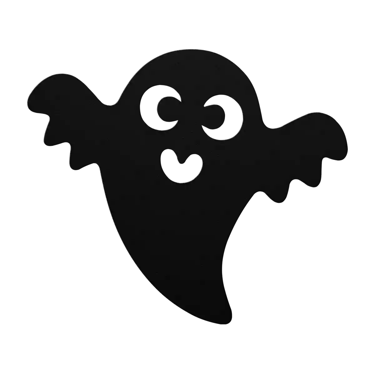 Halloween Cheeky Ghost Metal Sign