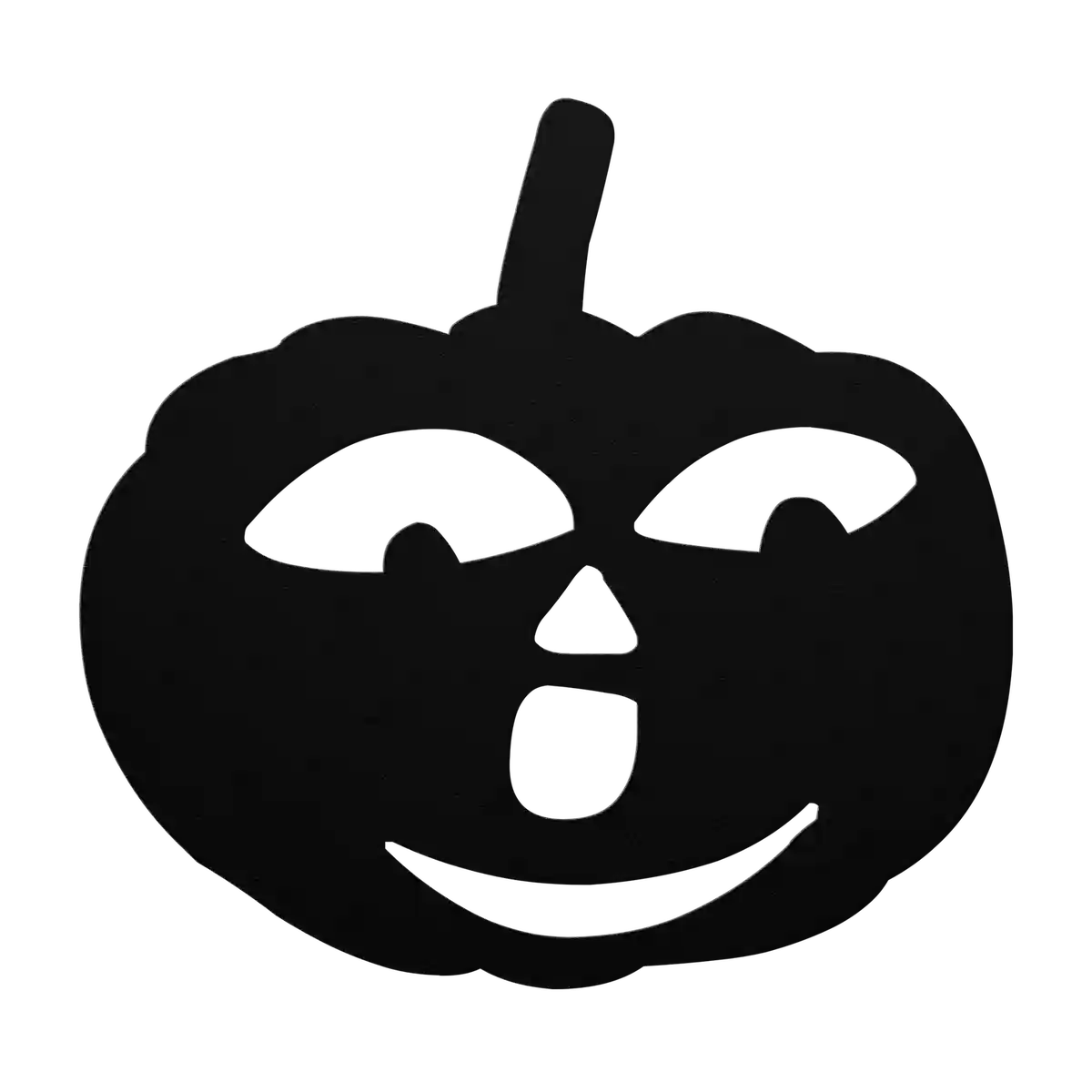 Halloween Cheerful Pumpkin Metal Sign