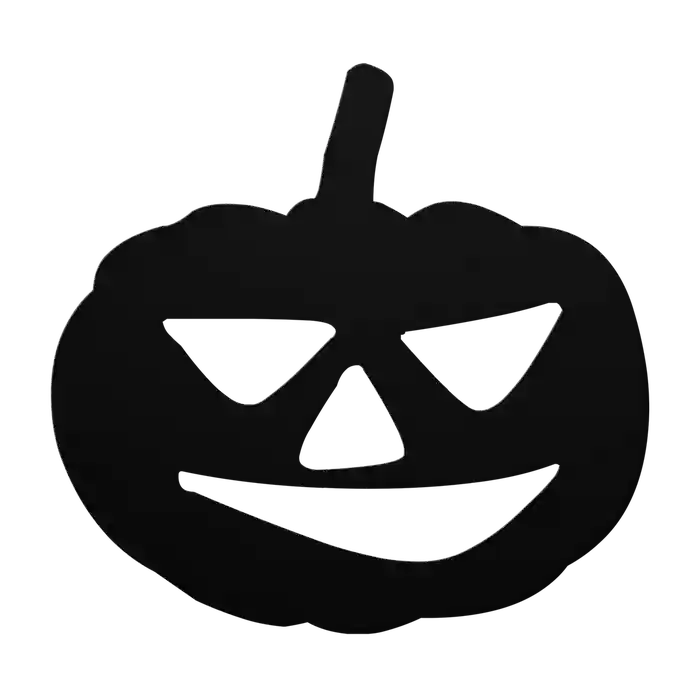 Halloween Classic Pumpkin Metal Sign