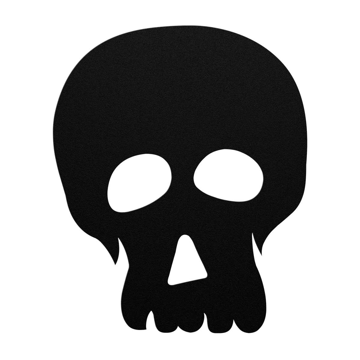 Halloween Classic Skull Metal Sign