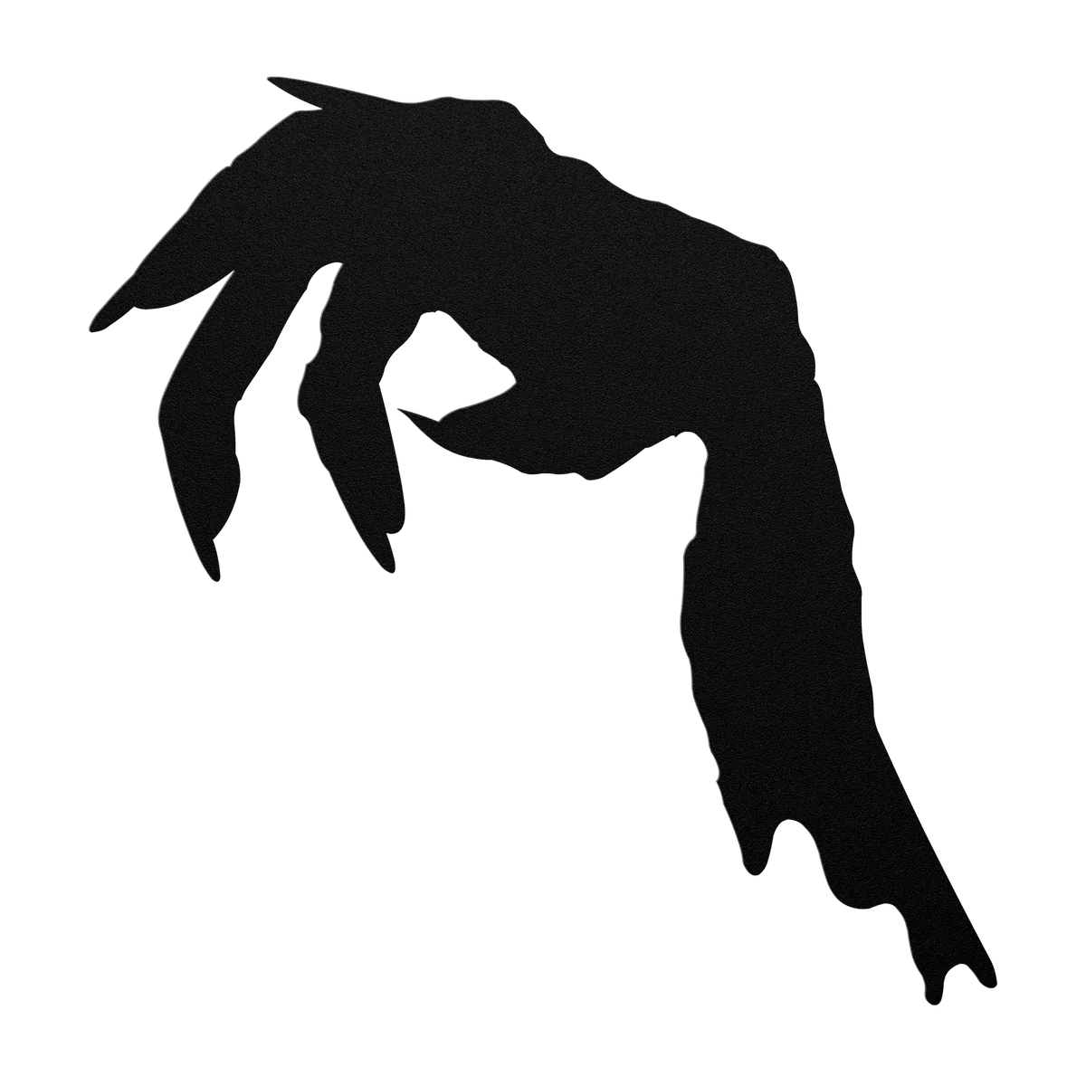 Halloween Clawed Hand Metal Sign