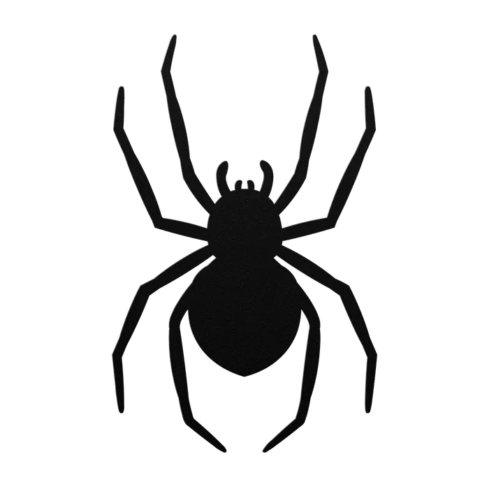 Halloween Compact Spider Metal Sign