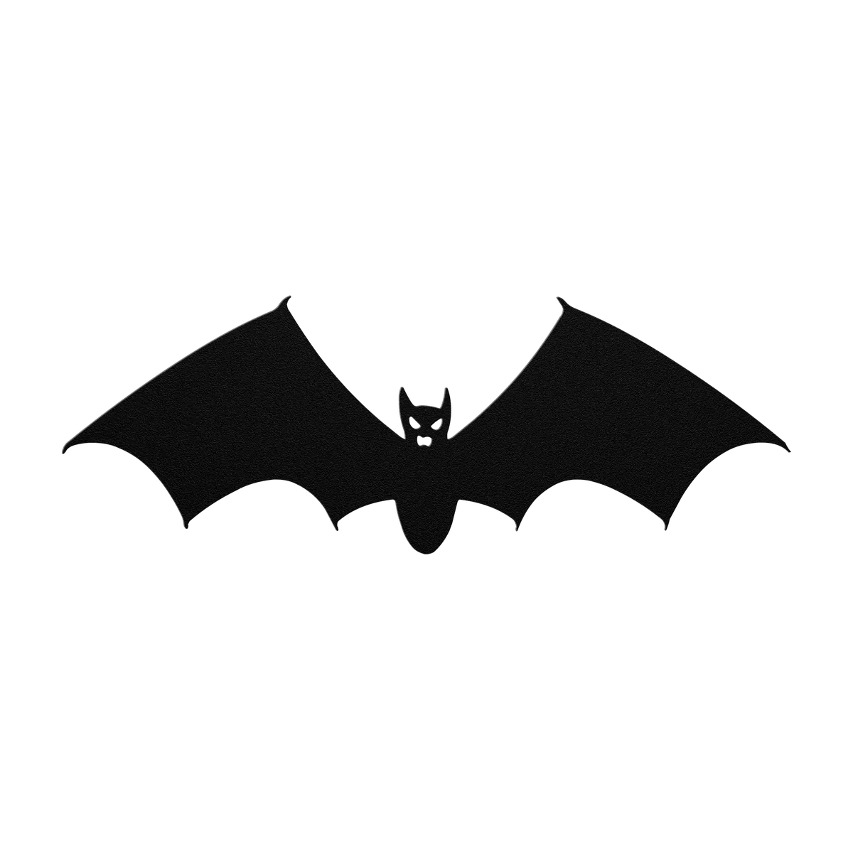 Halloween Compact Wing Bat Metal Sign