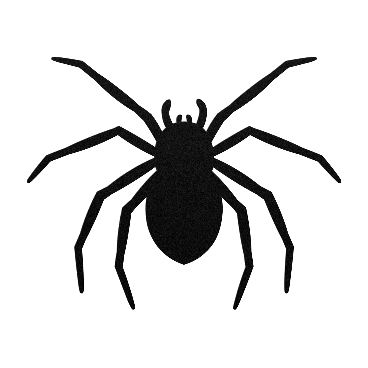 Halloween Crawling Spider Metal Sign