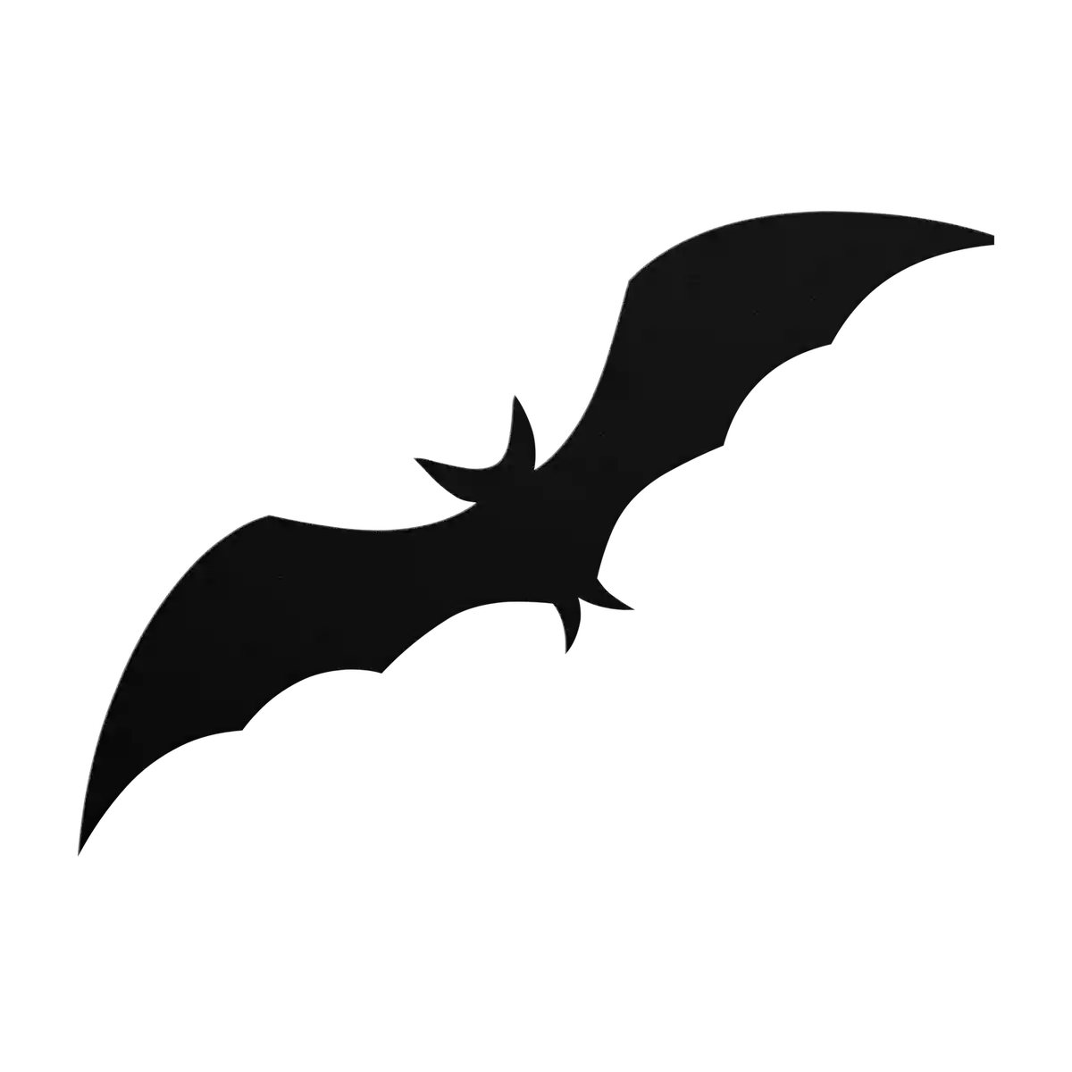 Halloween Diving Bat Metal Sign