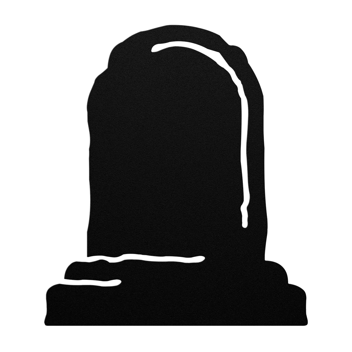 Halloween Dome Top Headstone Metal Sign