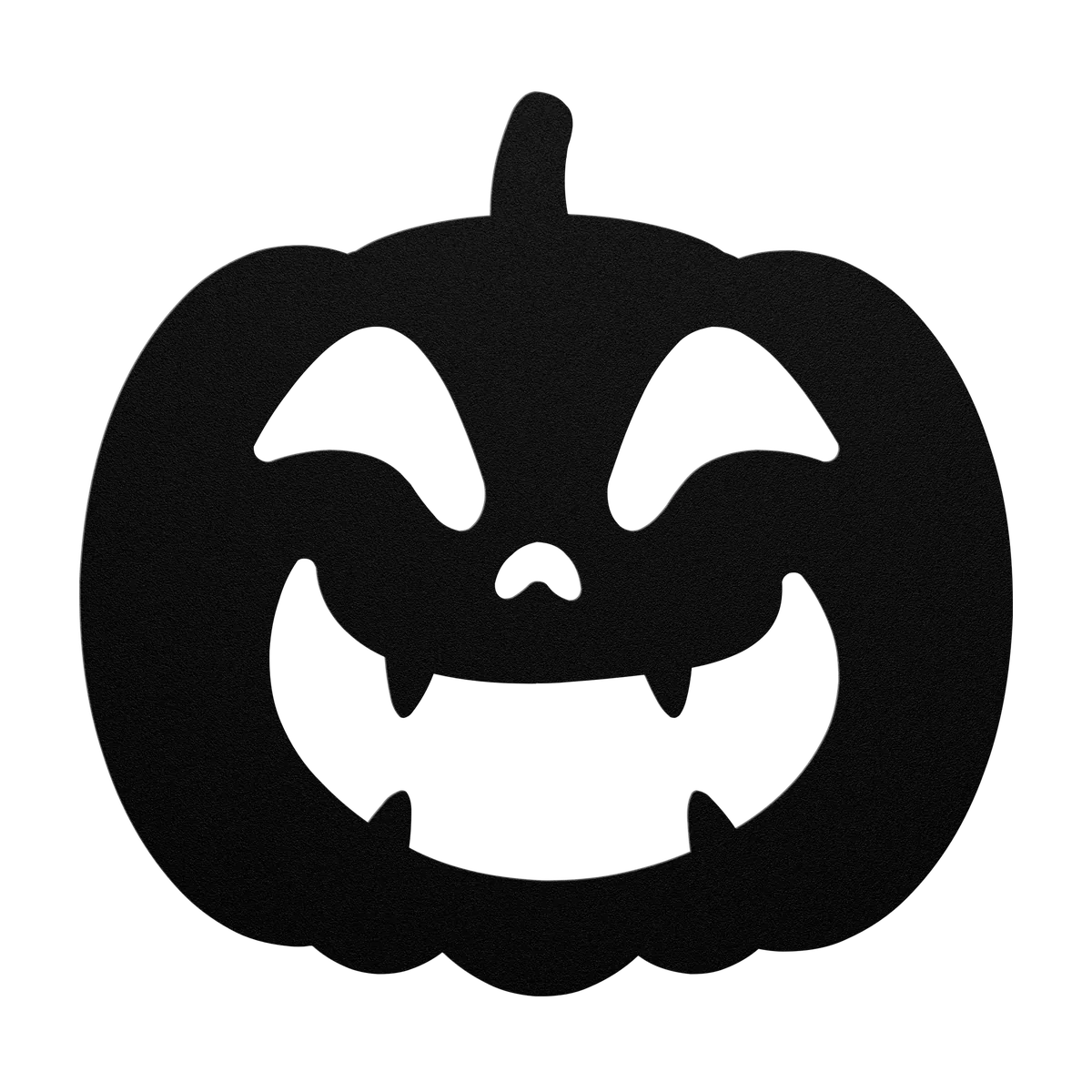 Halloween Fanged Jack-o-Lantern Metal Sign