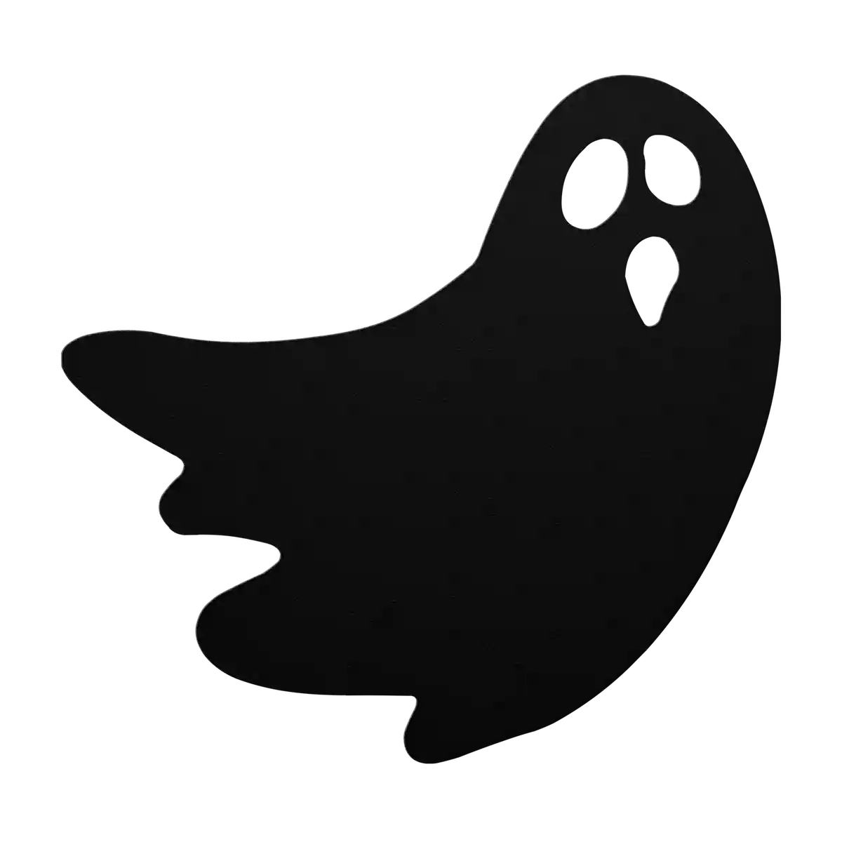Halloween Flying Ghost Metal Sign
